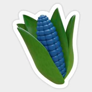 Juicy Blue Corn (3D) Sticker